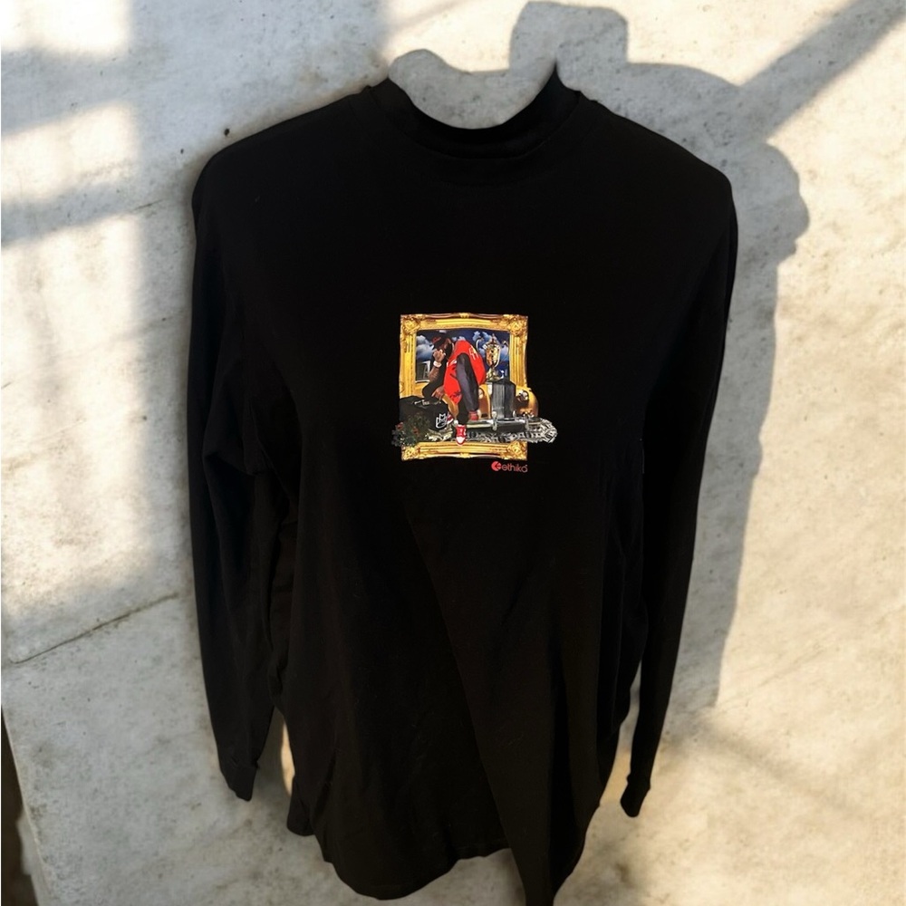 Ethika Black  Long Sleeve Tee- Rapper Rick Ross